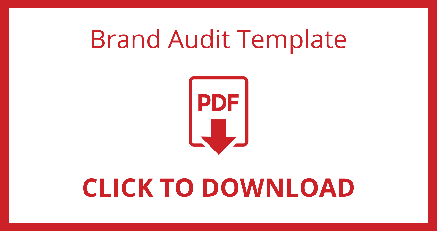 Brand audit template download