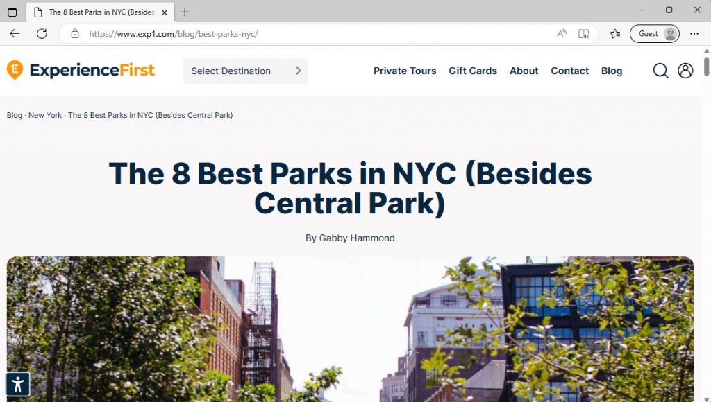 best parks nyc